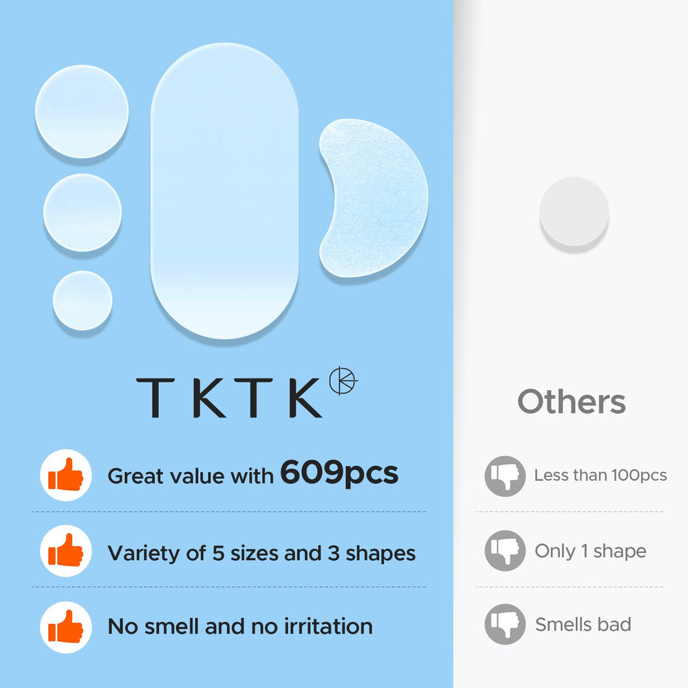 TKTK pimple patches XL 60x30mm suitable for larger clusters