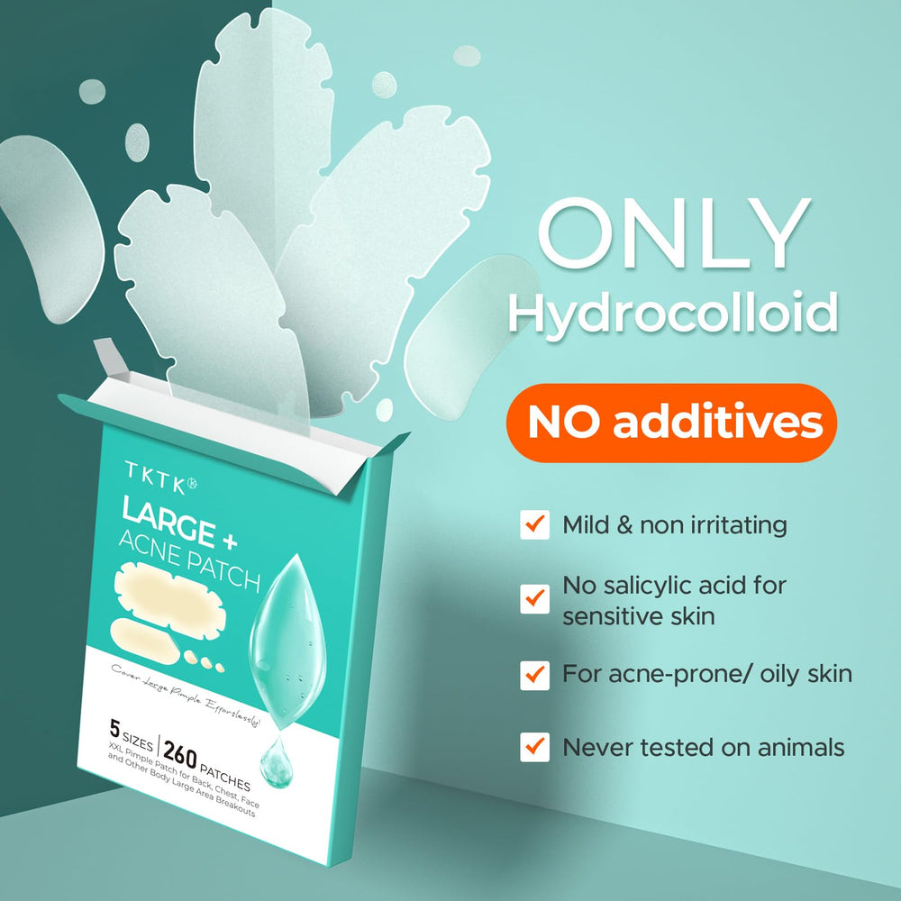 TKTK odorless hydrocolloid bandages stay close to skin for comfortable protection.