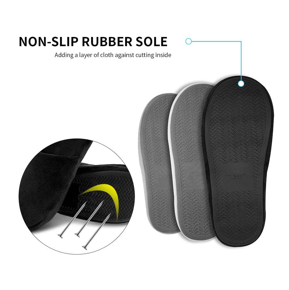 Tlizzz7 luxury spa slippers machine-washable closeup for easy care and reuse