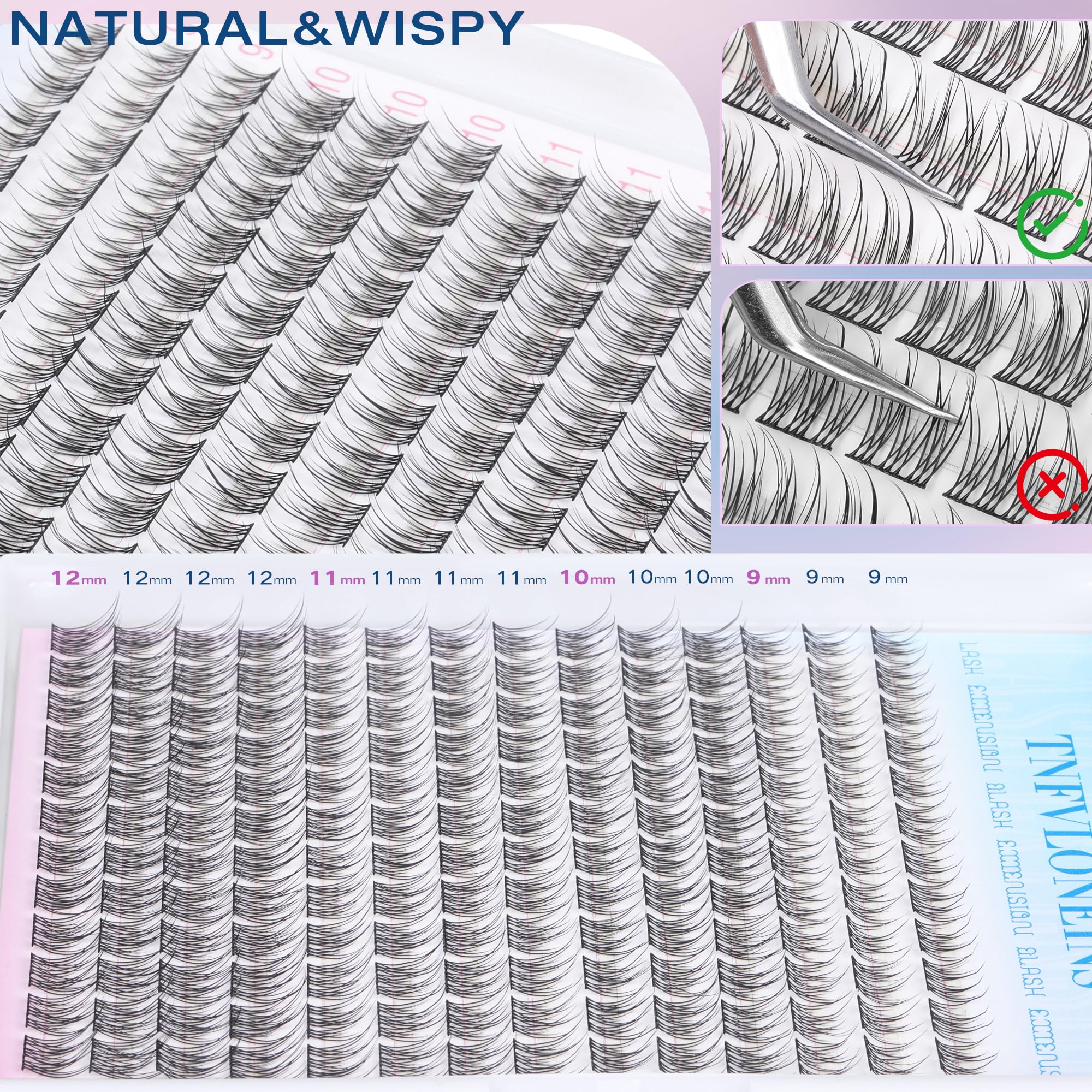 TNFVLONEINS at-home DIY lash kit enables quick, customizable lash styling.