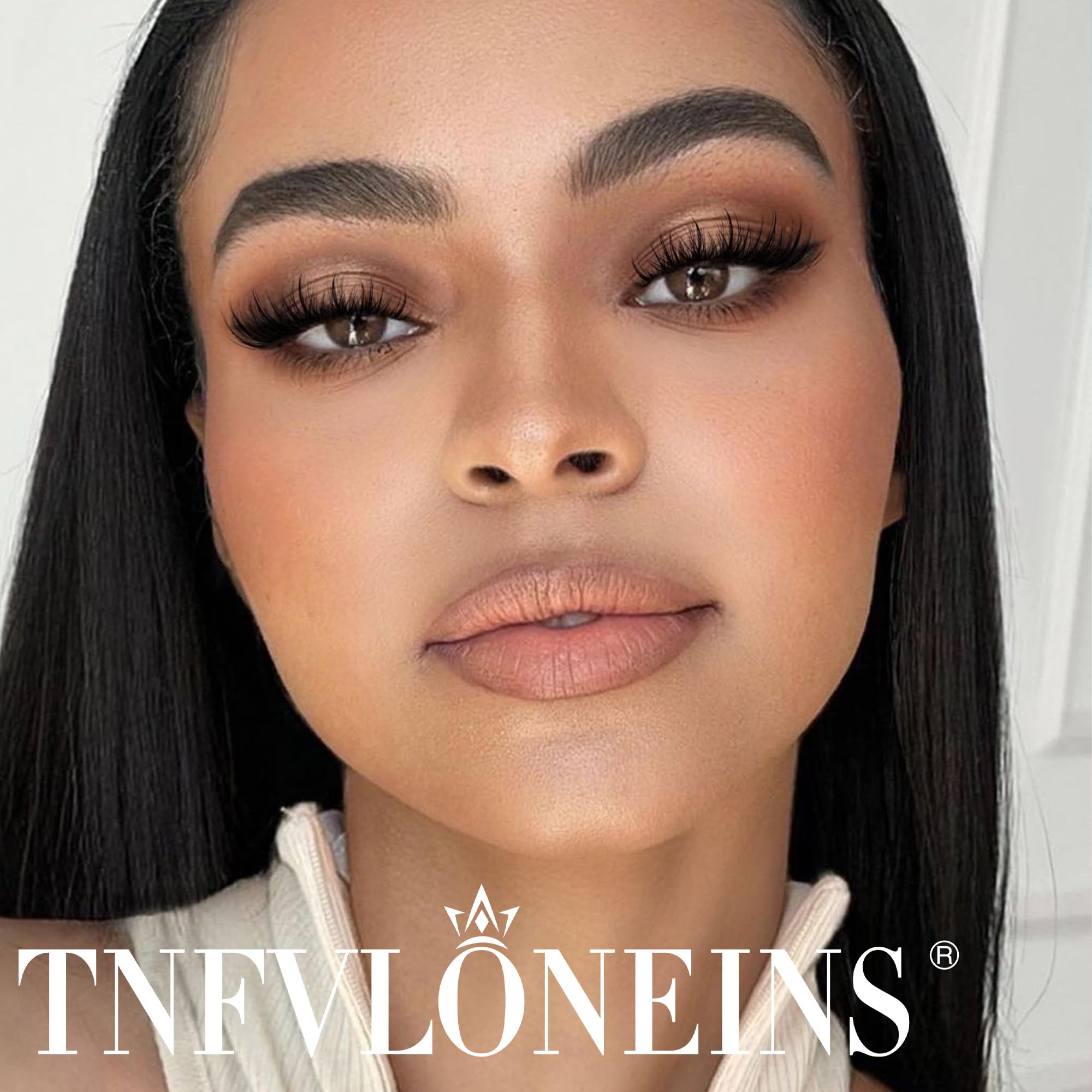 TNFVLONEINS 0.07mm ultra-thin clusters minimize weight on lashes