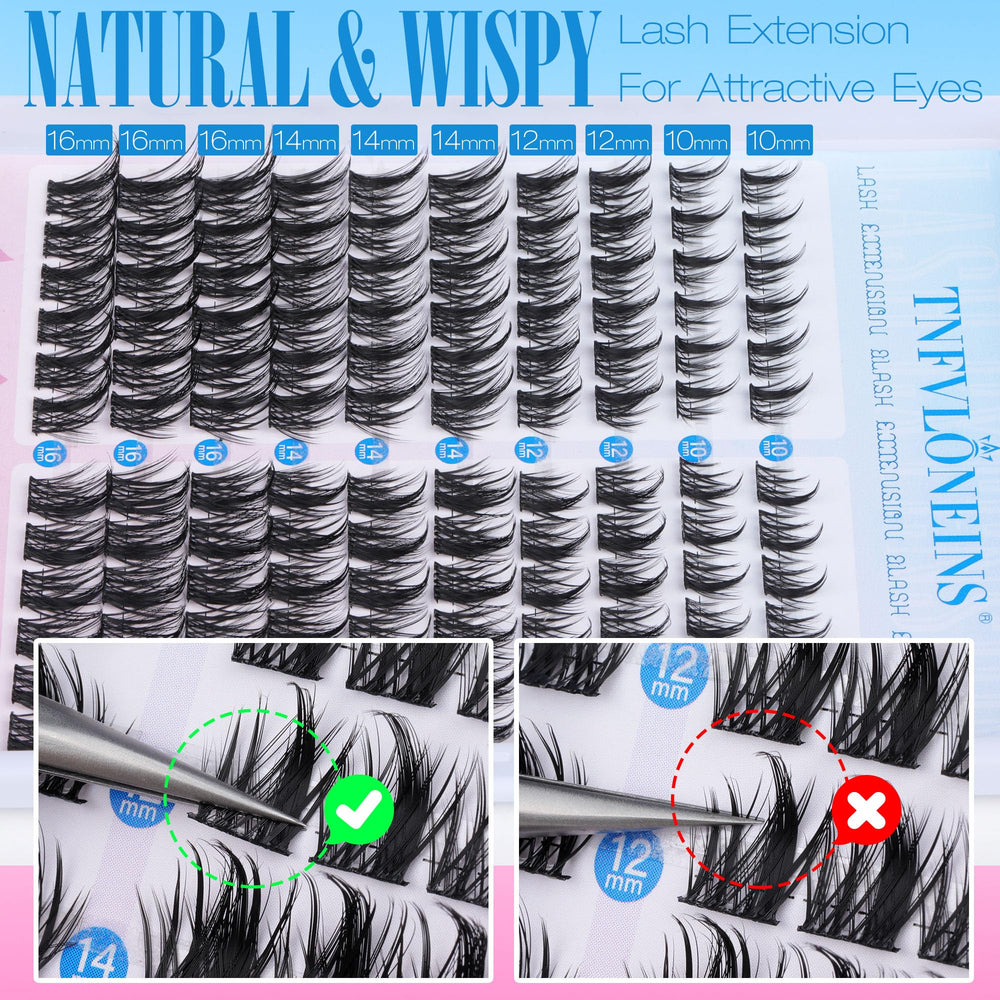 TNFVLONEINS professional lash tweezers for precise placement