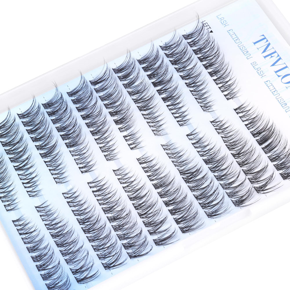 TNFVLONEINS at-home eyelash extension setup for quick upgrades