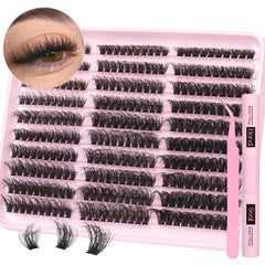 TNFVLONEINS fluffy lash clusters in three styles for versatile looks at home.
