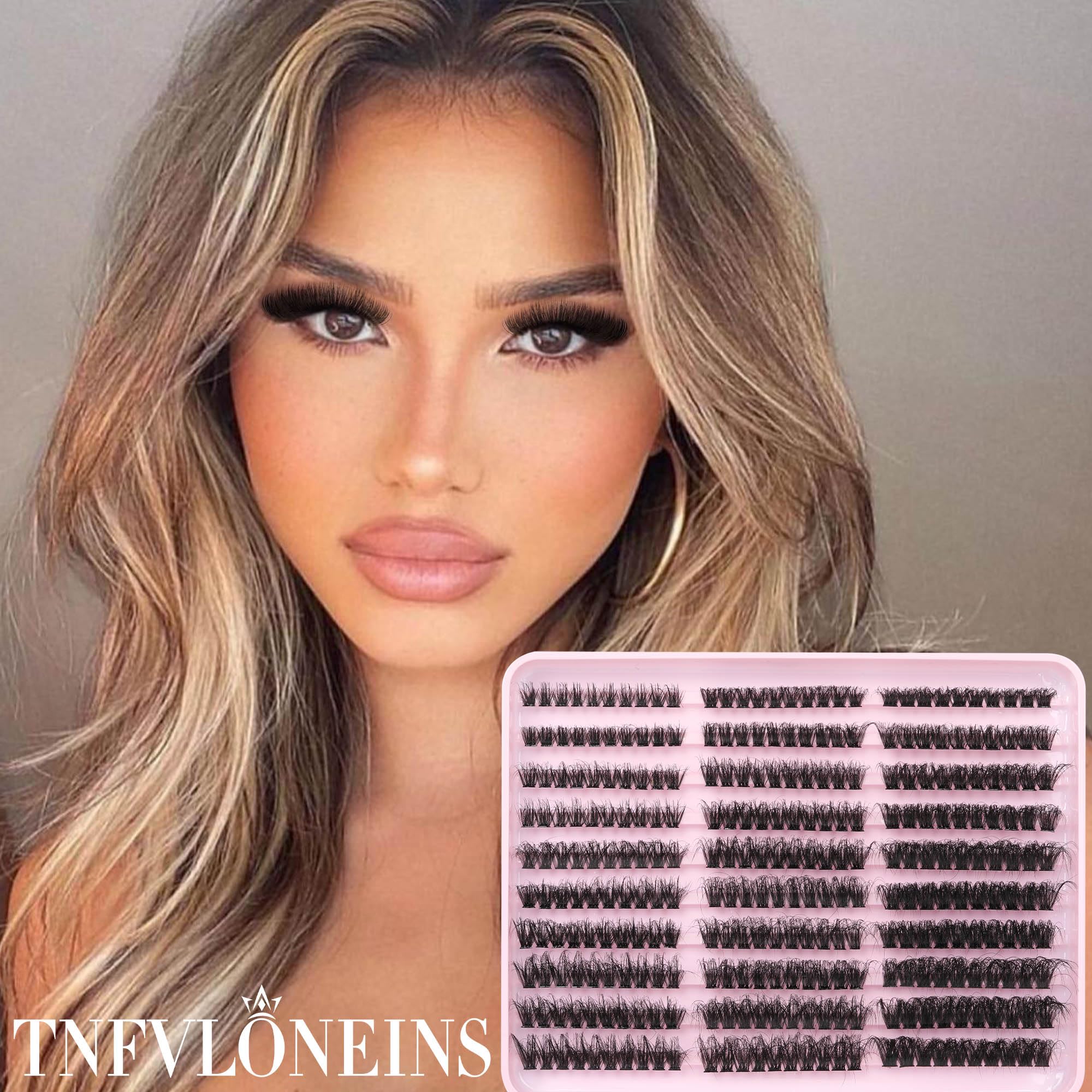 TNFVLONEINS DIY at-home lash extension kit for simple self-application.