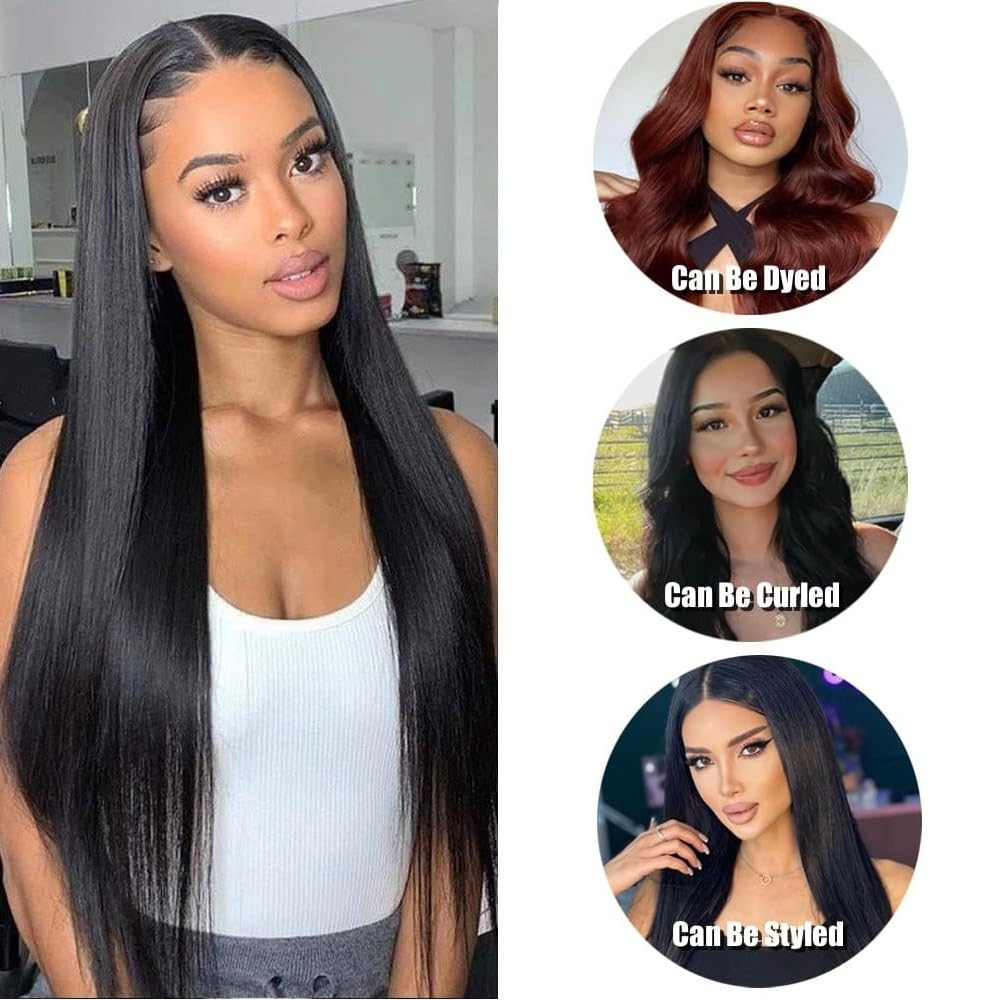 TNICE straight bundles length range image showcases 10–20 inch options.