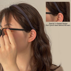TOBATOBA headbands non-slip teeth design grips hair securely, keeping styles tidy.