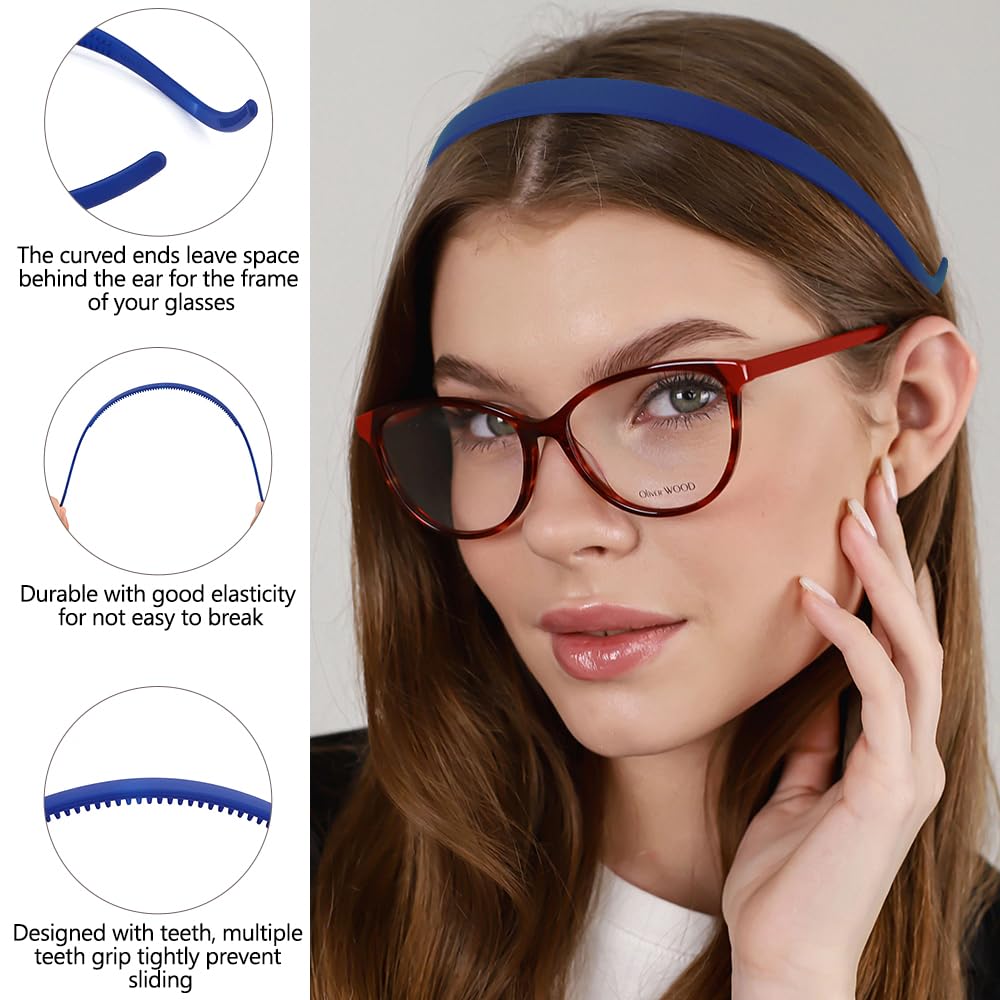 TOBATOBA headbands one-size-fits-most with flexible comfort for most head shapes.