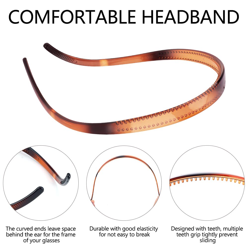 TOBATOBA six-pack headbands ready for daily outfits and travel.