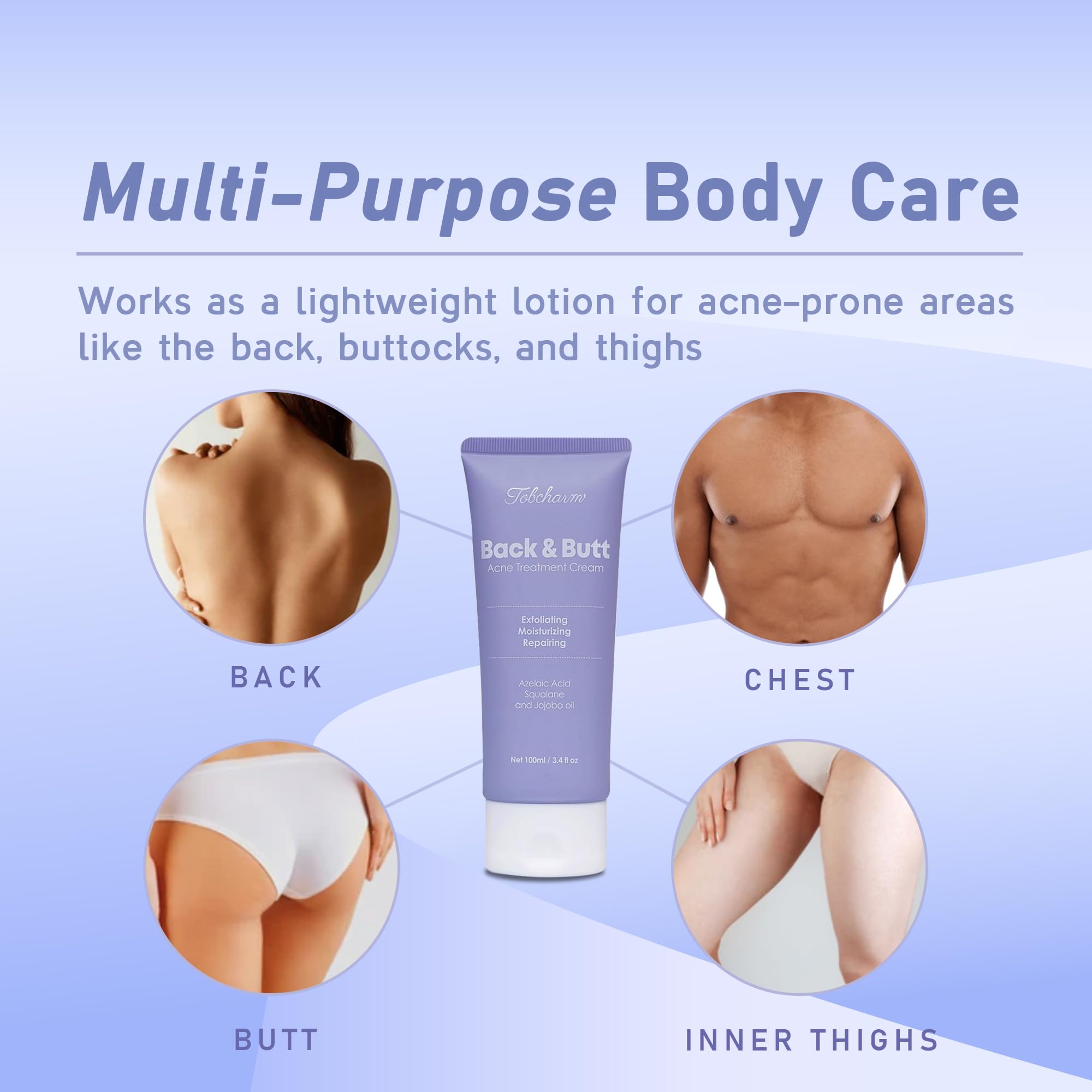 Tobcharm lightweight lotion bottle with pump demonstrating easy daily use.