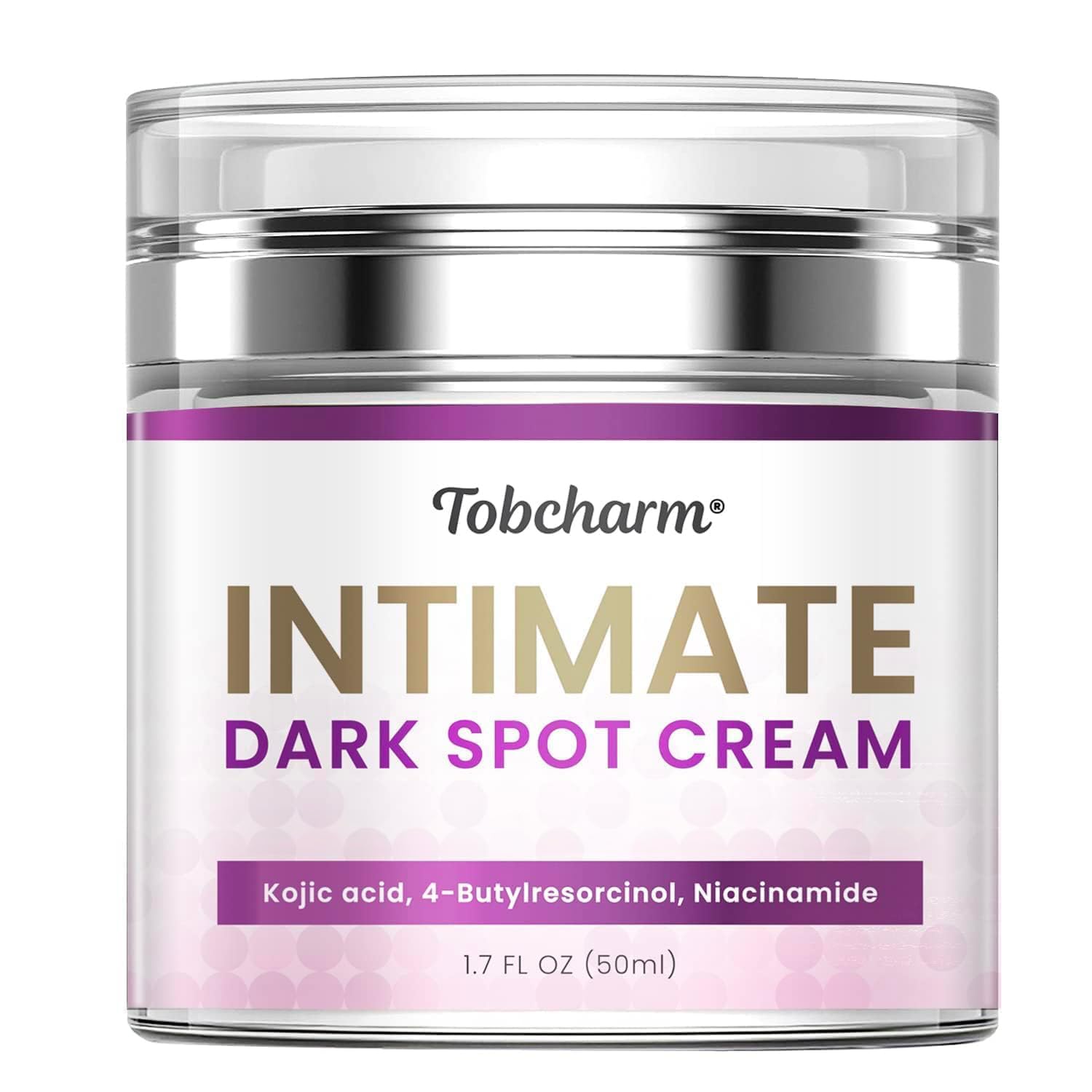 Tobcharm skin bleaching cream intimate-area tube for gentle brightening and even tone.
