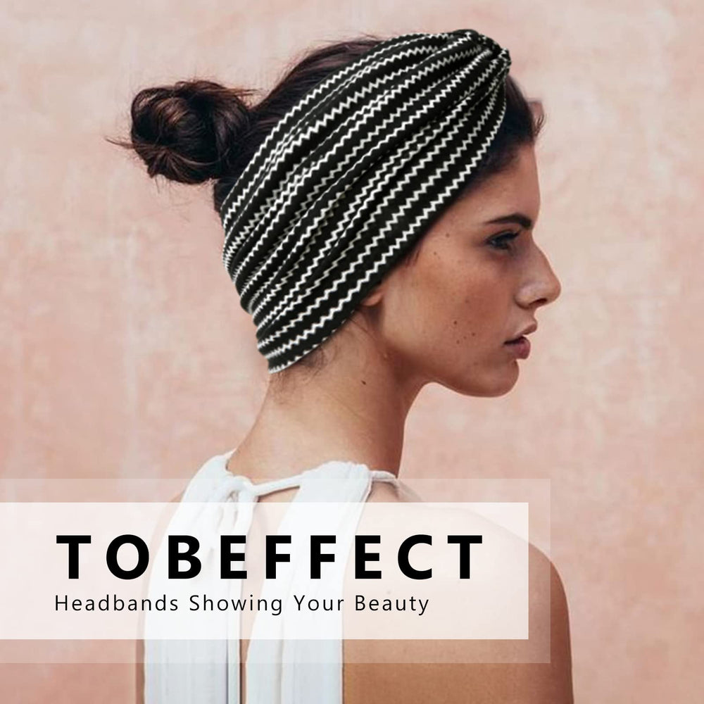 Tobeffect 6-pack headbands travel-friendly set for easy styling and gifting