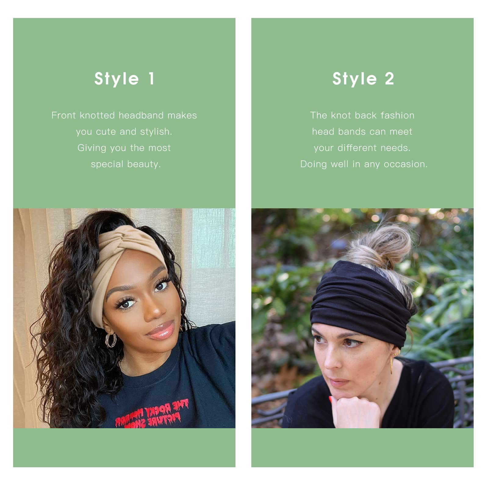 Tobeffect boho headband with crisscross design complements casual outfits