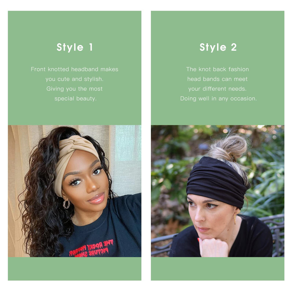 Tobeffect boho headband with crisscross design complements casual outfits