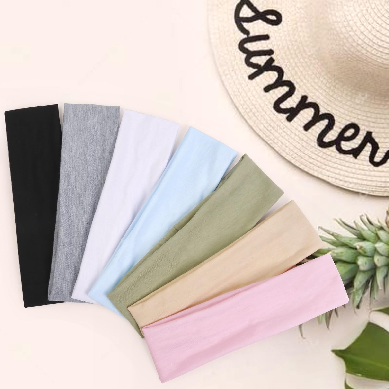 Tobeffect headbands elastic snug fit; gentle stretch prevents slipping during activities.