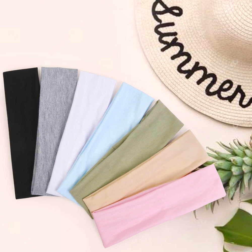 Tobeffect headbands elastic snug fit; gentle stretch prevents slipping during activities.