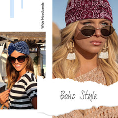 Tobeffect knot-front headband provides chic detail and secure wear for versatile styling