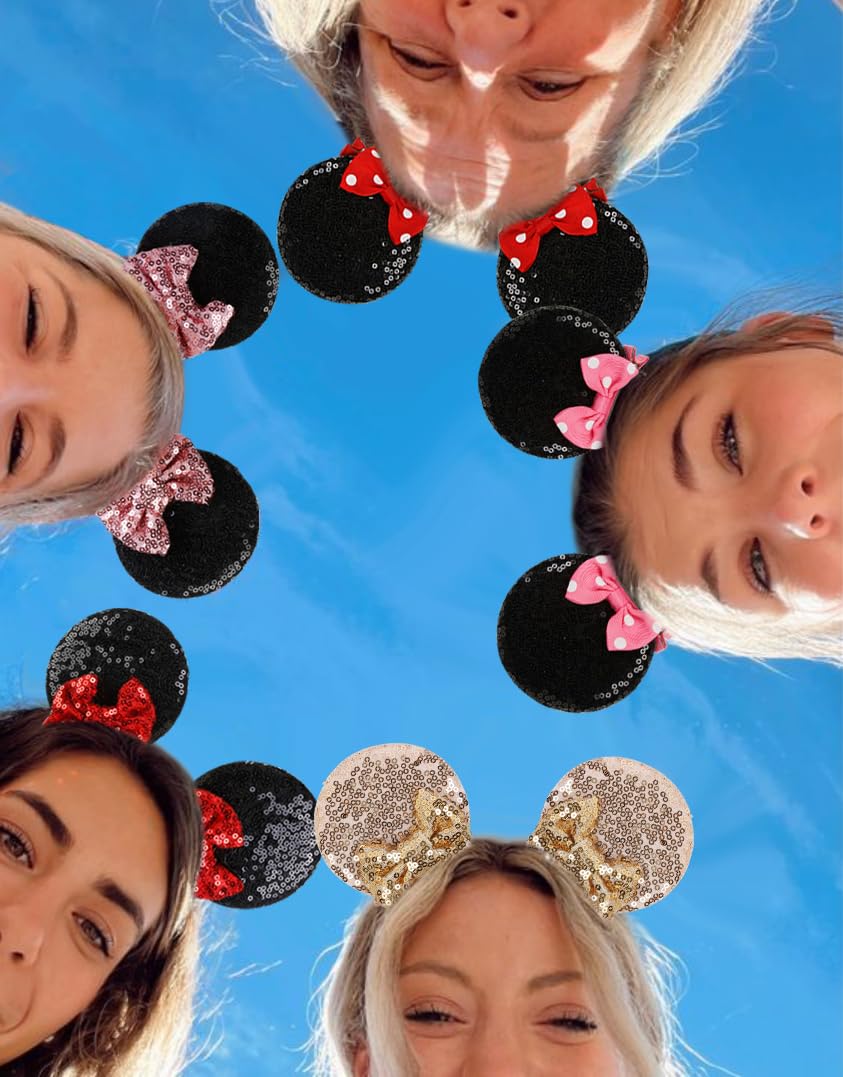 Tobeffect mouse ears clip pack back view demonstrates lightweight design for comfort.