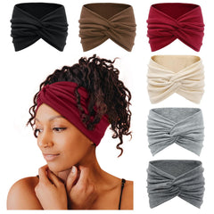 Tobeffect wide headband with front knot offers all-day coverage and secure fit