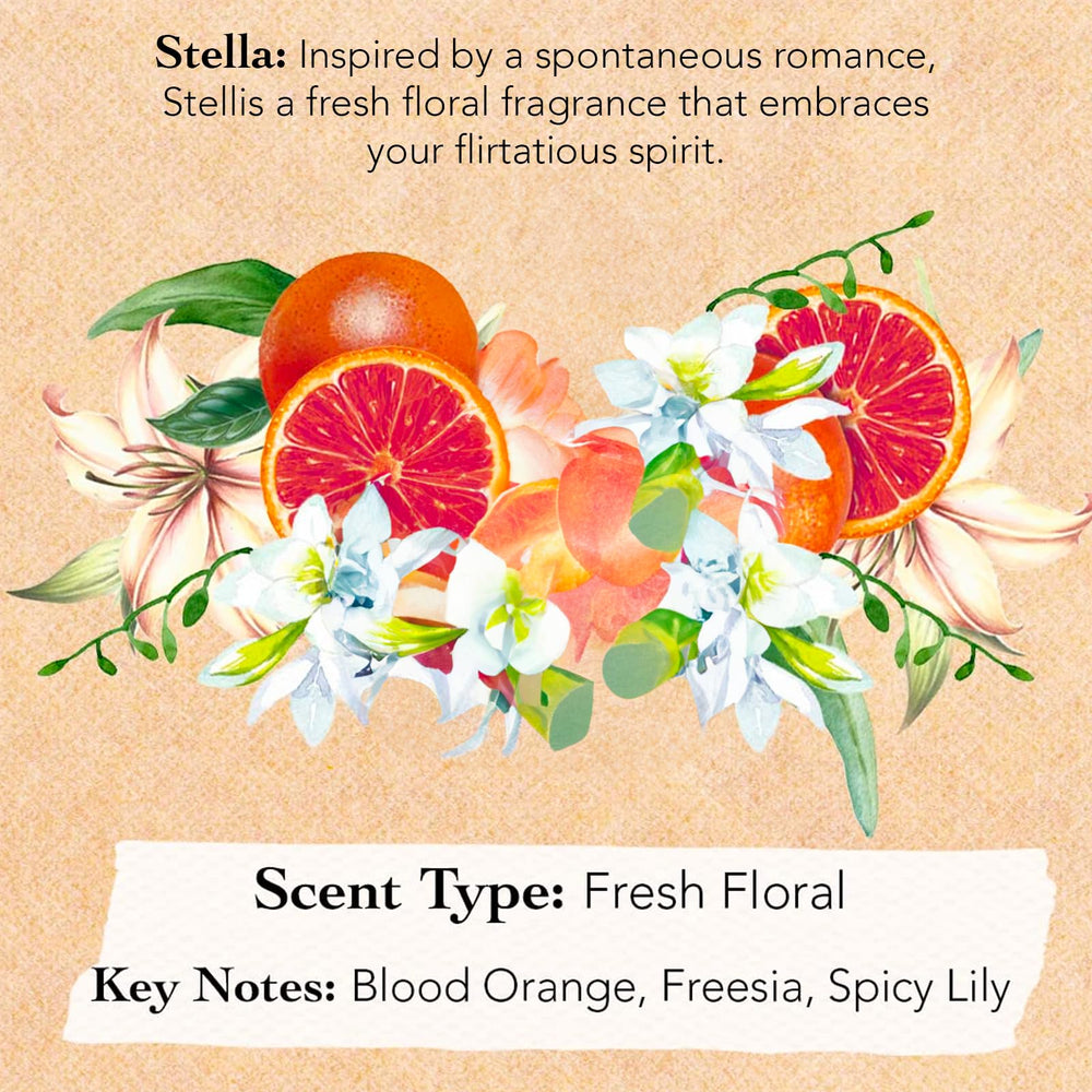 Tocca Cleopatra fragrance vial highlights elegant floral amber notes for daytime sophistication.