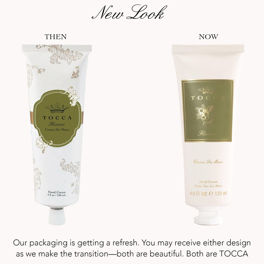 Tocca Florence fragrance bergamot gardenia enhances everyday hand care.