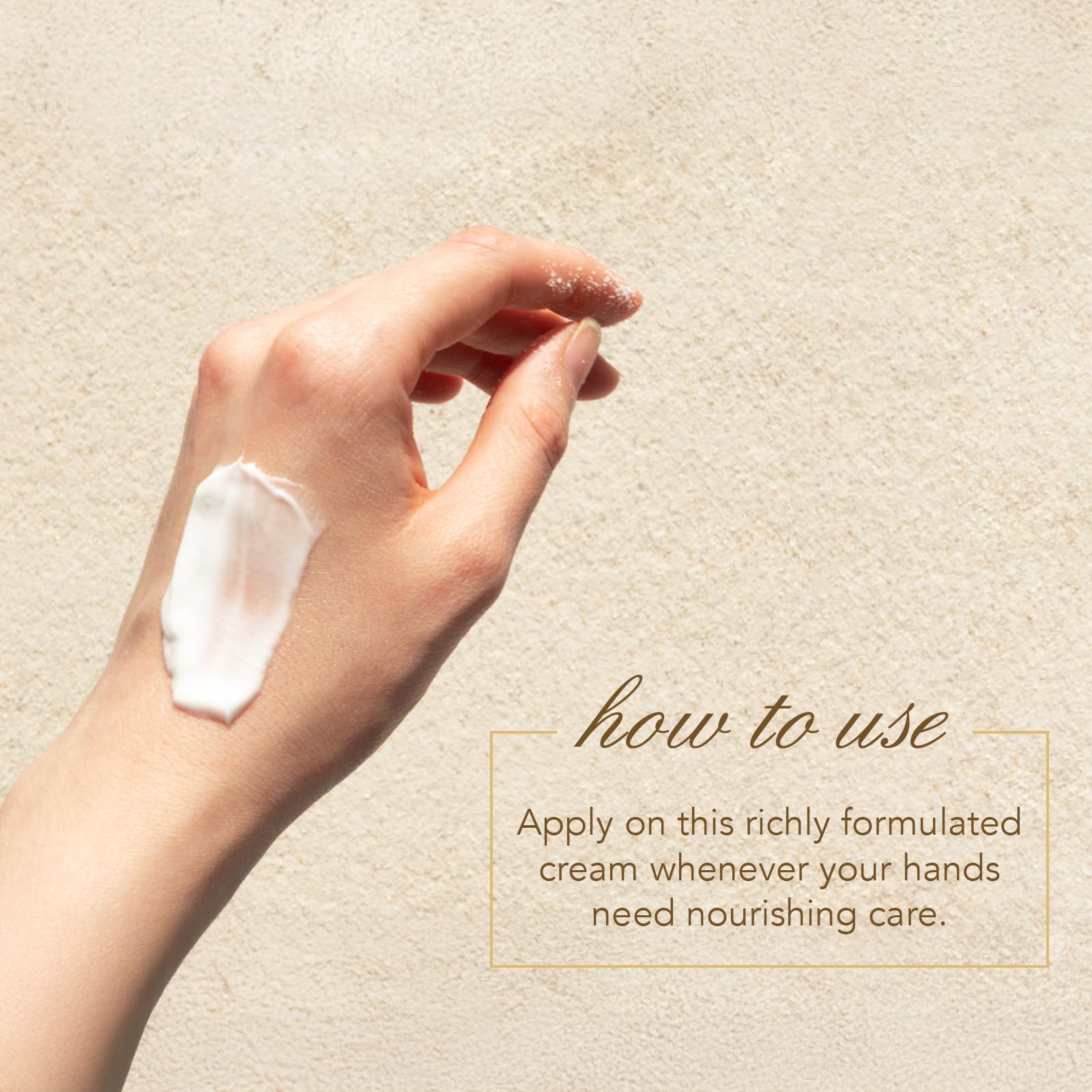 Tocca Florence texture closeup highlights quick-absorbing, non-greasy formula.