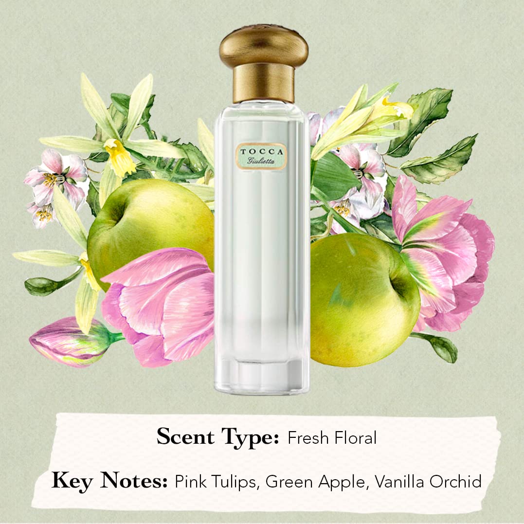 Tocca Giulietta vanilla orchid note close-up evokes creamy sweetness.
