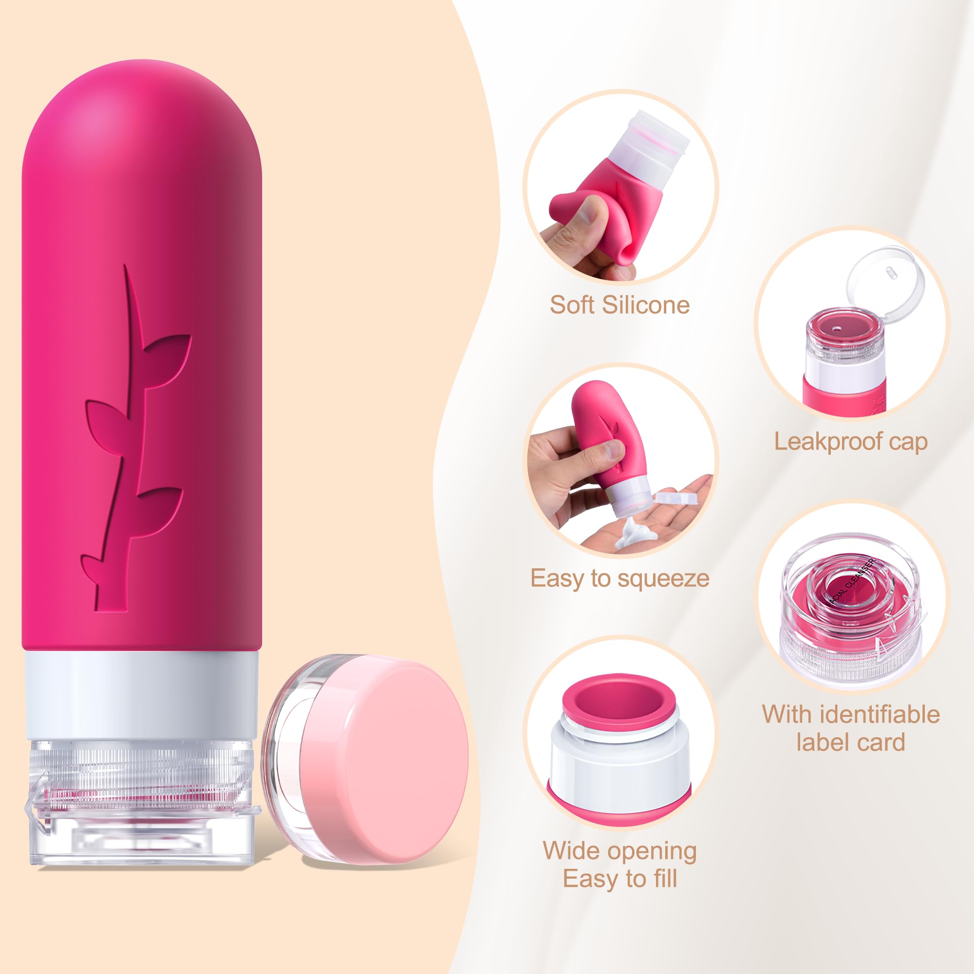 Tocelffe spray bottles 30ml for precise application and travel-friendly dispensing.