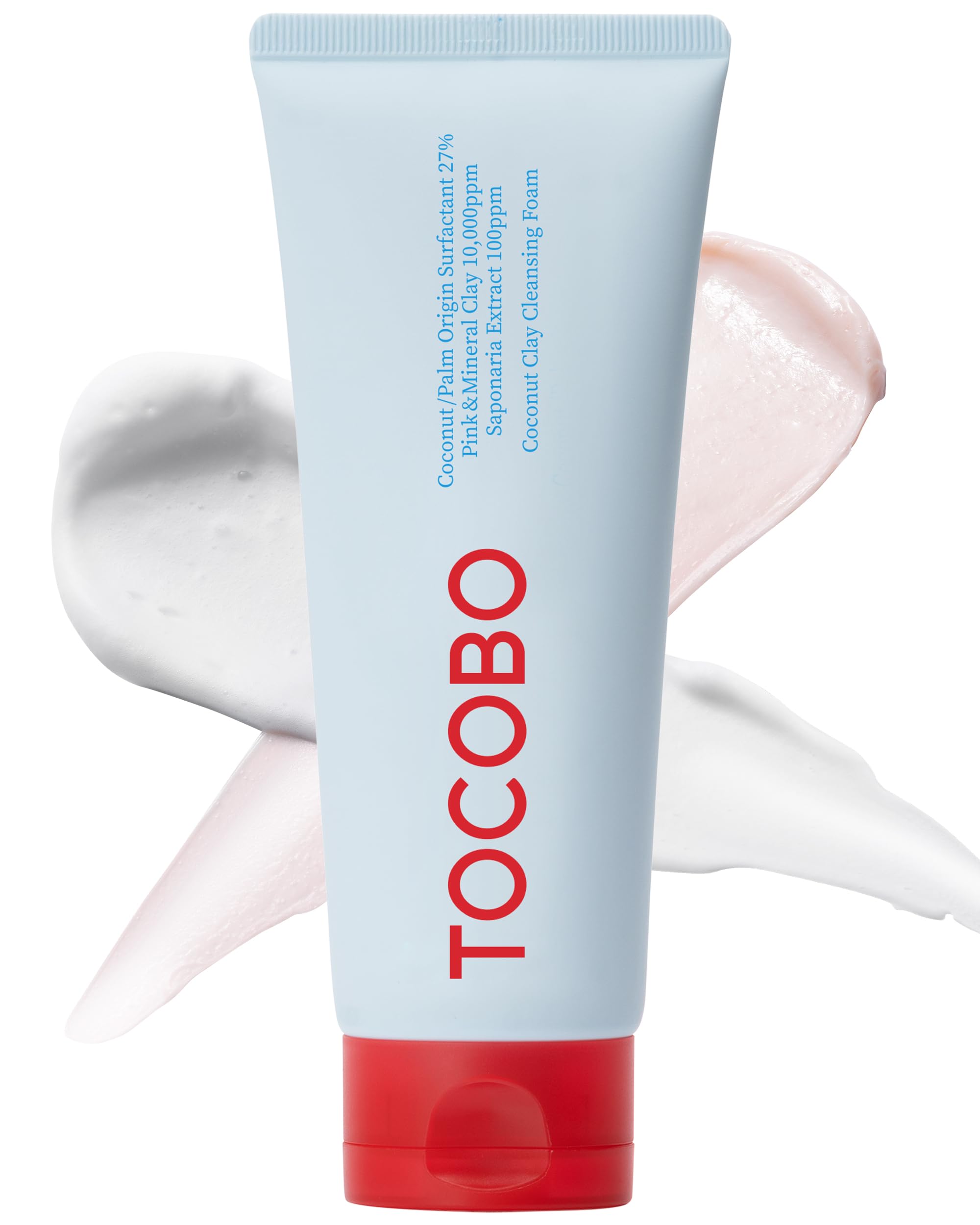 TOCOBO Coconut Clay Cleansing Foam bottle for daily gentle cleansing