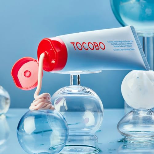 TOCOBO Coconut Clay Cleansing Foam lather during cleansing for balanced skin
