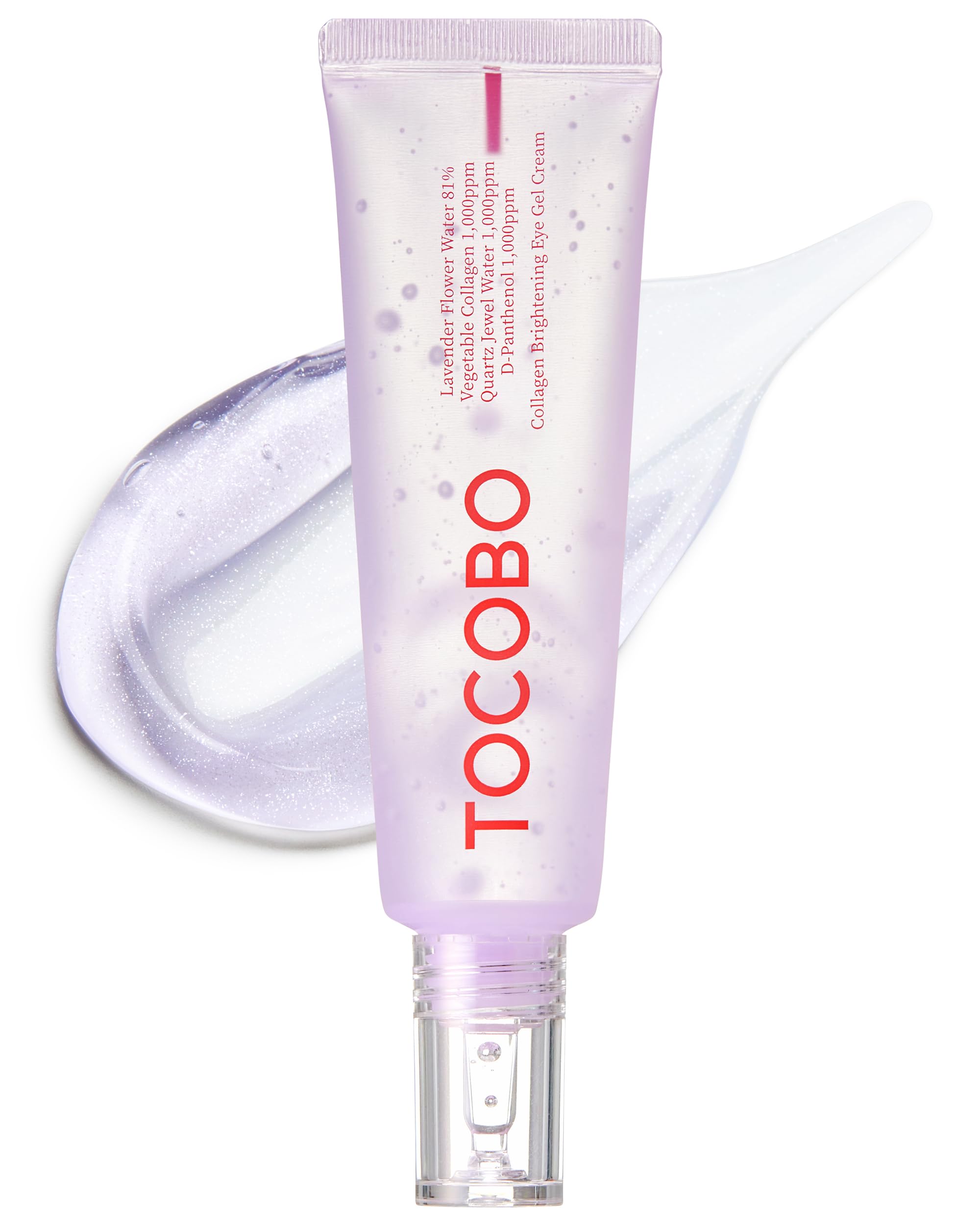 TOCOBO Collagen Brightening Eye Gel Cream tube for lightweight under-eye care
