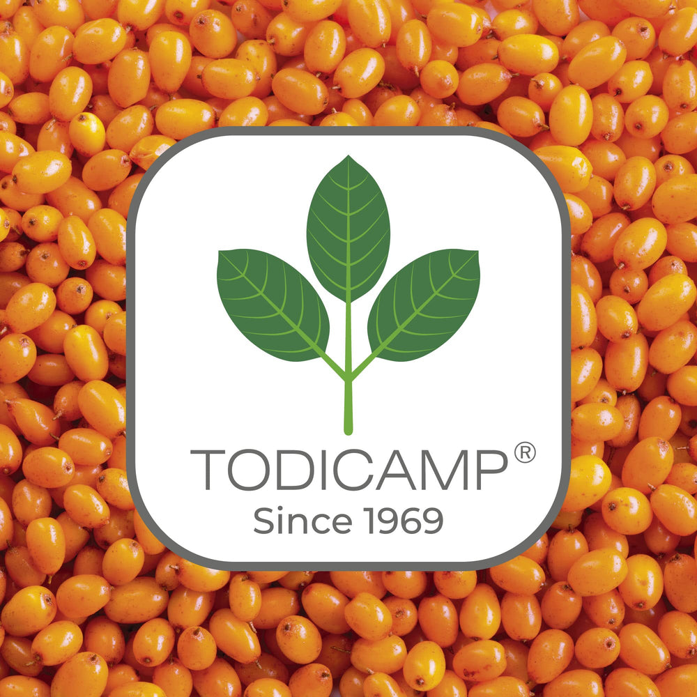 TODICAMP Sea Buckthorn Oil drops ready for simple daily use.