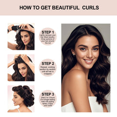 Togayu heart-shaped velvet curlers show gentle snag-free styling for side and back sleepers.