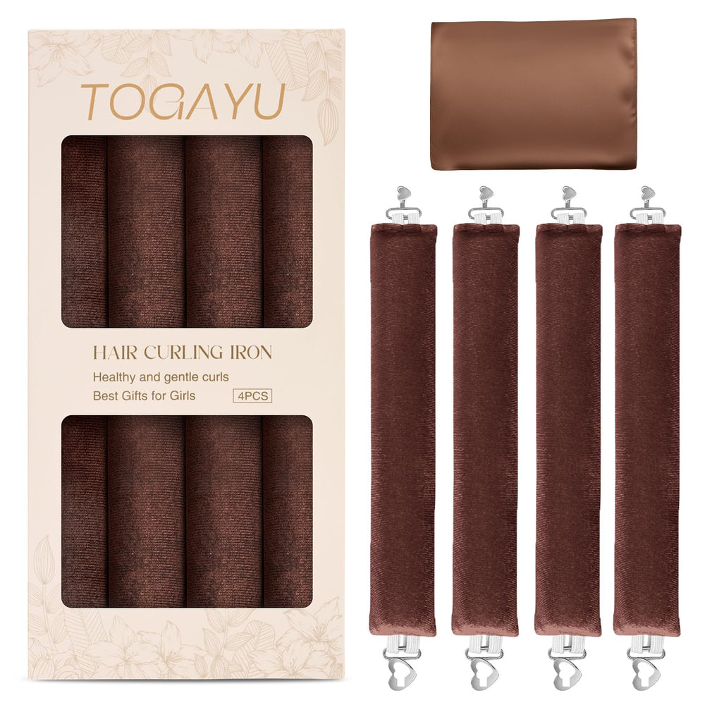 Togayu Heatless Curls overnight set packaging shows convenient, damage-free styling option.