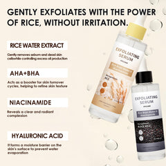 TOGOLIUN Black Rice Ampoule nose target demonstrates blackhead reduction and refined pores