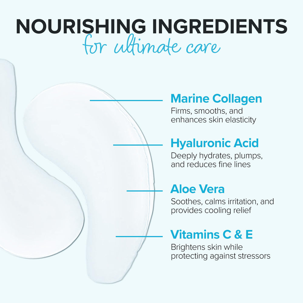 ToGoSpa Ice Water EYES marine collagen formula supports nourishing under-eye skin.
