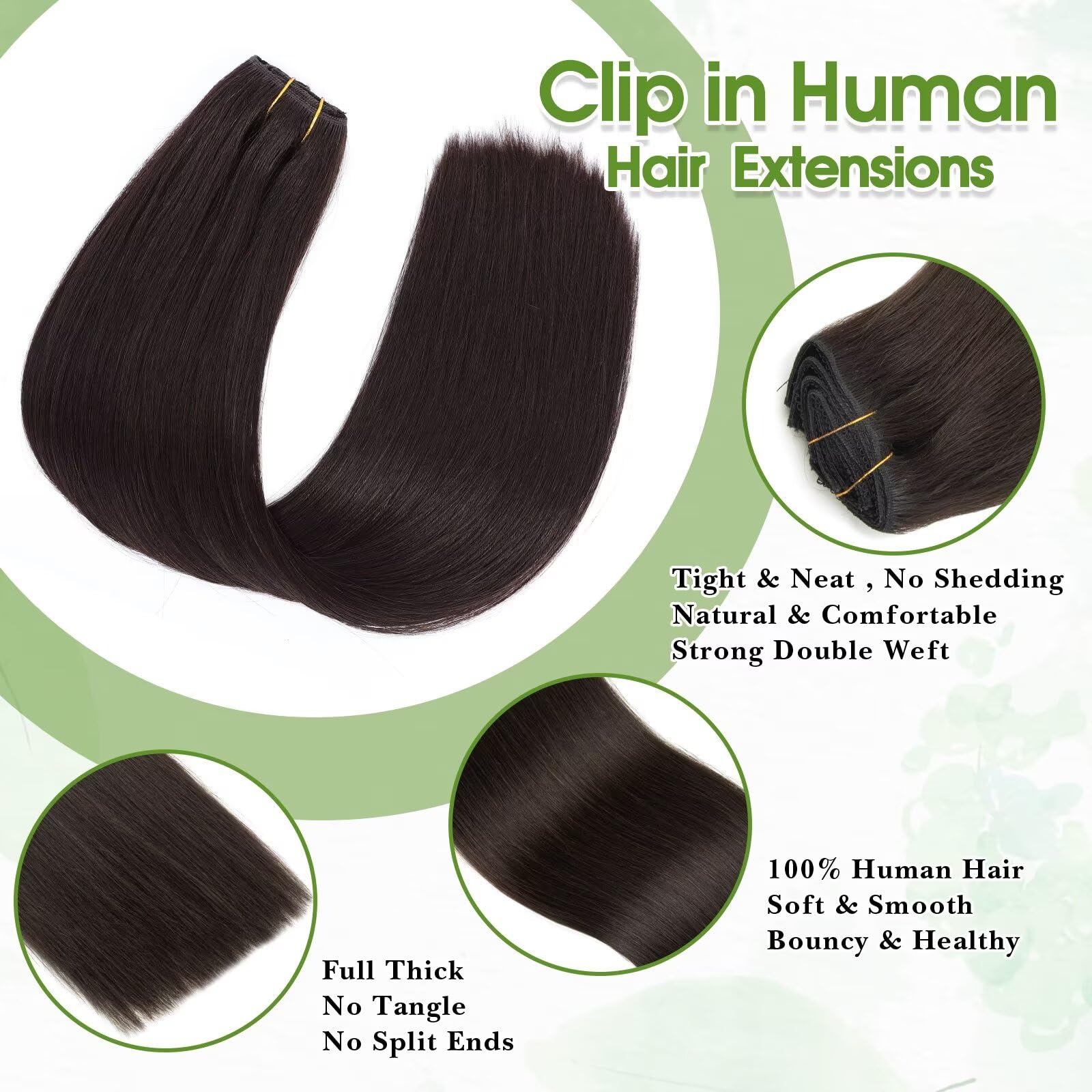 TOHASI Remy human hair weft detail highlights silky texture and natural shine.
