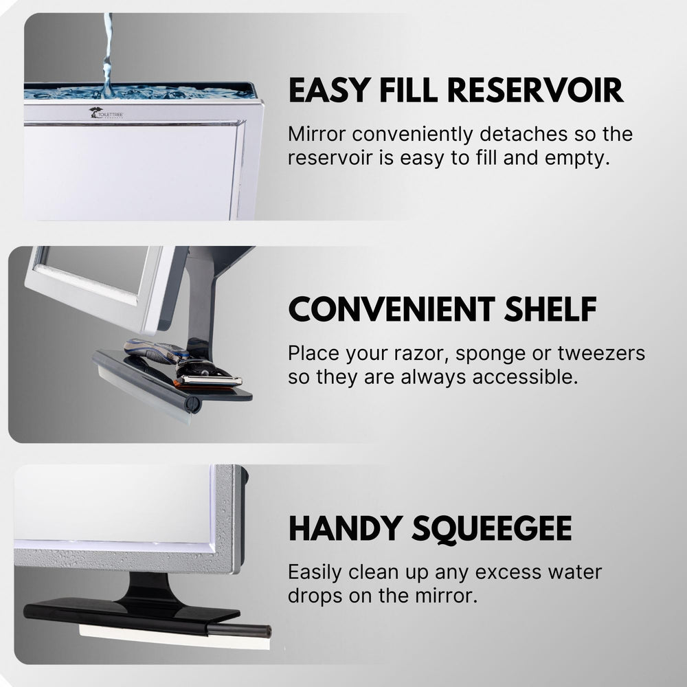 ToiletTree Deluxe rust-proof frame designed to resist moisture in a busy bathroom.