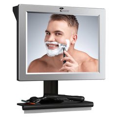 ToiletTree fogless-shower-mirror offers crystal-clear visibility for shaving in the shower