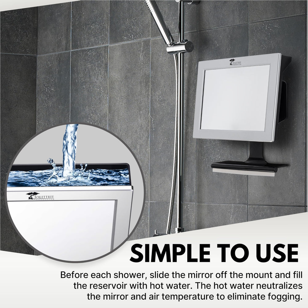 ToiletTree squeegee-included lets you quickly wipe away condensation after use