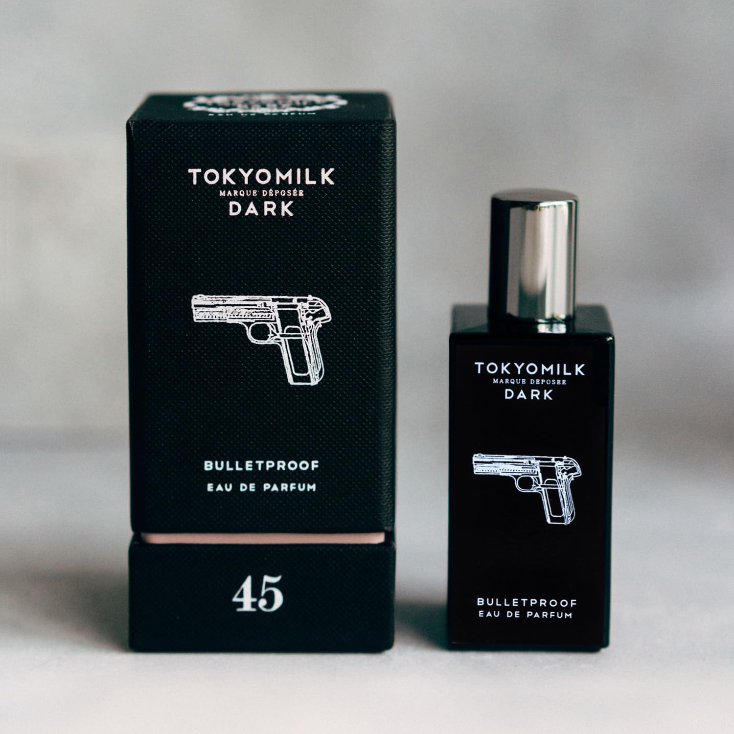 TOKYOMILK Dark Bulletproof black packaging signals elegant gifting.