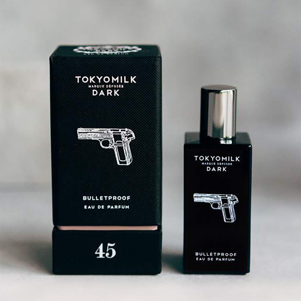 TOKYOMILK Dark Bulletproof unisex perfume worn for versatile occasions.