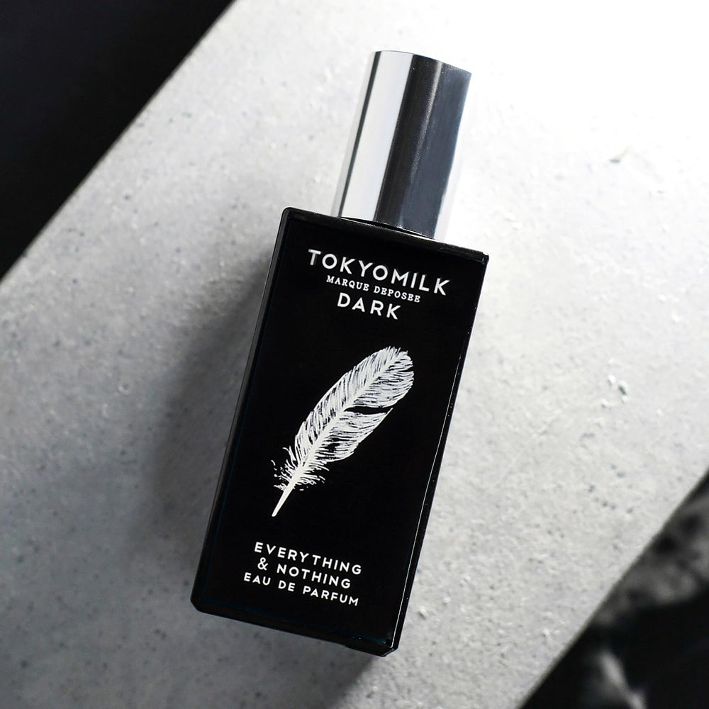 TOKYOMILK Dark Everything and Nothing sweet orange note adds brightness.