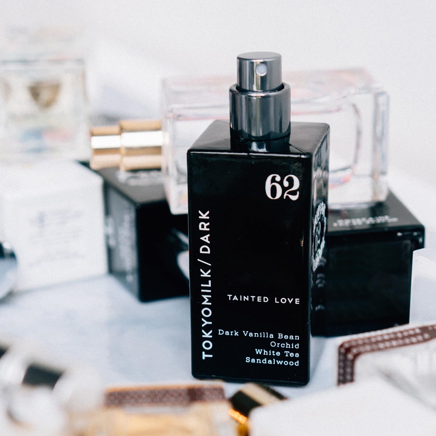 TOKYOMILK Dark Tainted Love inside color pop hints premium branding.