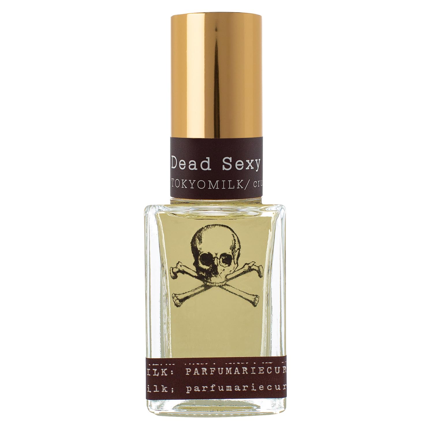 TOKYOMILK Dead Sexy bottle front offers bold vanilla warmth for evening allure.