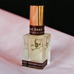 TOKYOMILK Dead Sexy notes image highlights exotic wood for confident daytime refinement.