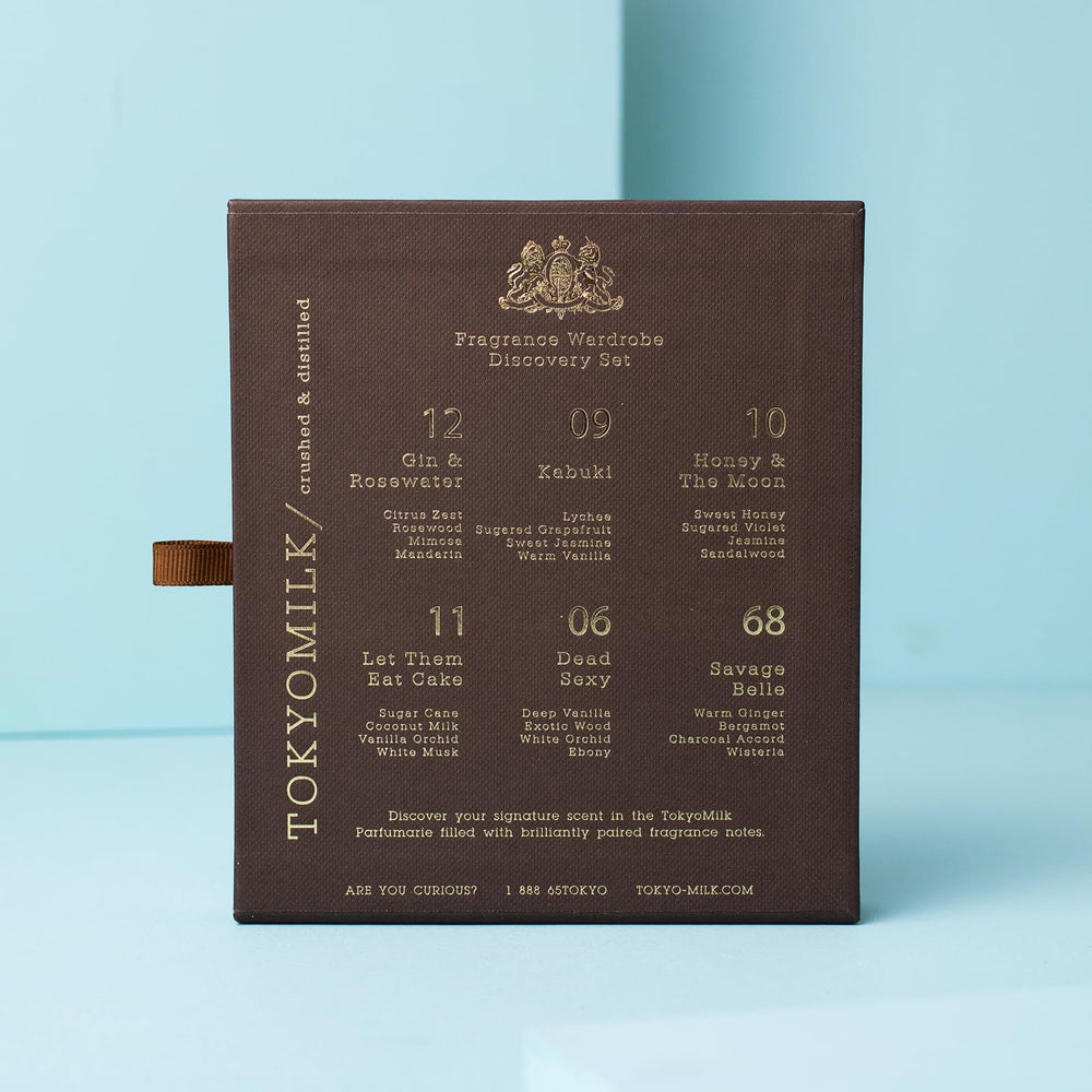 TOKYOMILK Gin and Rosewater mini perfume—floral notes for daytime allure.