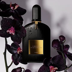 Tom Ford Black Orchid bottle closeup emphasizes premium packaging ideal for gifting
