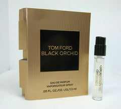 Tom Ford Black Orchid edp bottle closeup for elegant on-the-go fragrance.