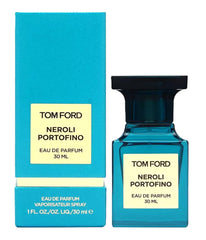 Tom Ford Neroli Portofino EDP splash—versatile scent for daily wear and evenings.